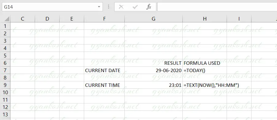 insert current date in excel not time insert current date in excel not time